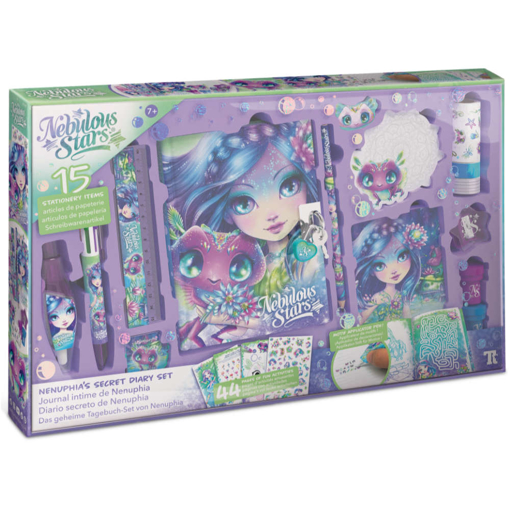 Слика на Делукс сет Дневник со тајни Nenuphia –  Nebulous Stars
