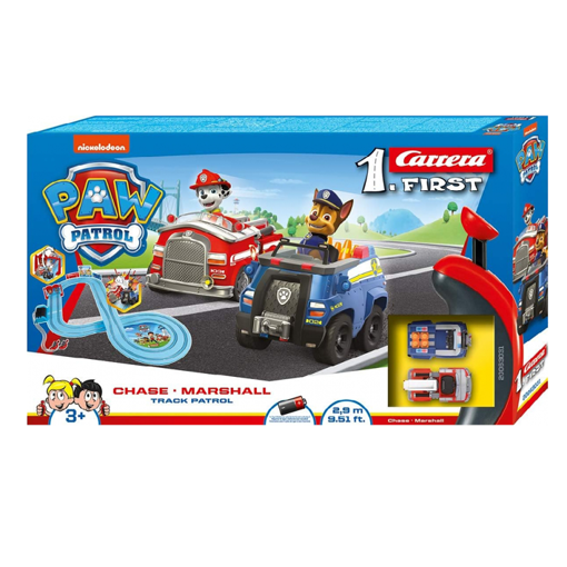 Слика на ТРКАЧКА ПАТЕКА со Чејс и Маршал од PAW PATROL 2,9 м- Carrera