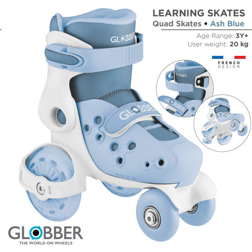 Слика на Ролшуи Quad Skates (Број 26-29) Сини - Globber