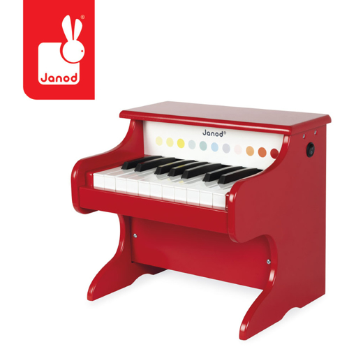 Слика на Моето прво електонско пијано - Конфети (Црвено, 2026) - Janod