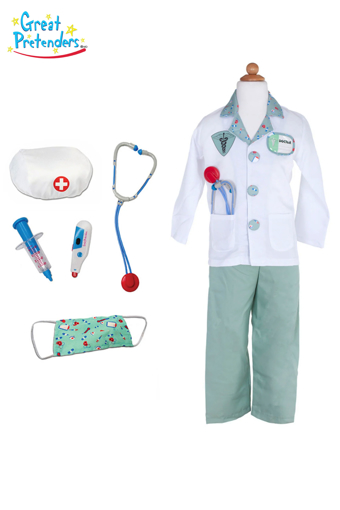 Слика на Докторски комплет со додатоци - 5-6 години - Great Pretenders