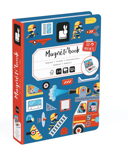 Слика на Магнетна книга - Пожарникар - Janod