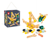 Слика на Кутија со 100 дрвени делови за склопување конструкции, Brico'Kids - Janod