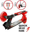 Слика на Тротинет со заштитна опрема IGNITE FLOW COMBO RED - Mondo Toys