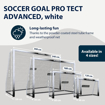 Слика на Hudora ФУДБАЛСКИ ГОЛ Pro Tect 240 Advanced White (со заштитна обвивка)