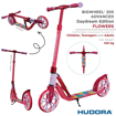 Слика на Тротинет HUDORA BigWheel® 205 Advanced Daydream Edition, Flowers