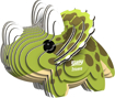 Слика на EUGY Tricera, Triceratops 3D Сложувалка - EUGY