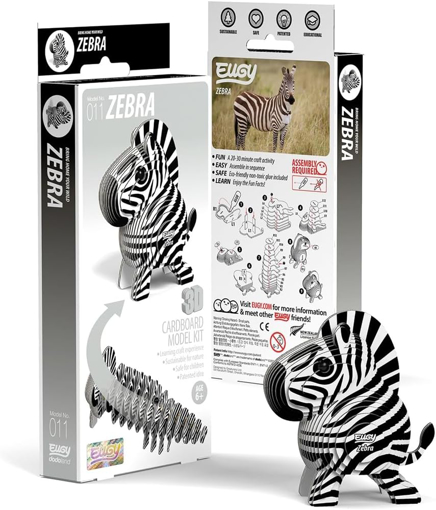 Слика на EUGY Zebra, Зебра 3D Сложувалка - EUGY