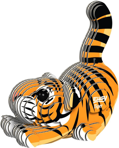 Слика на EUGY Tiger, Тигар 3D Сложувалка - EUGY