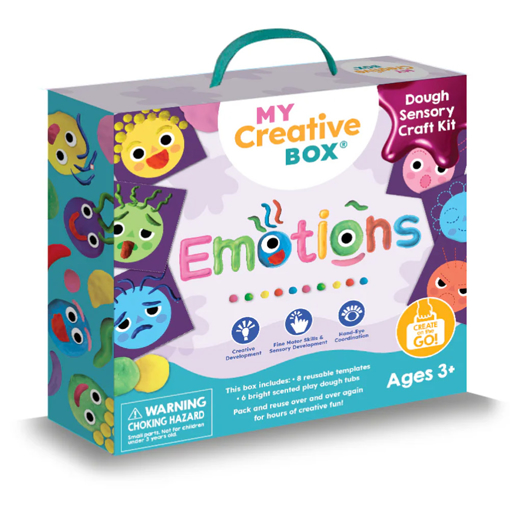 Слика на ЕМОЦИИ (Комплет за креативни активности со миризлив пластелин) - My Creative Box