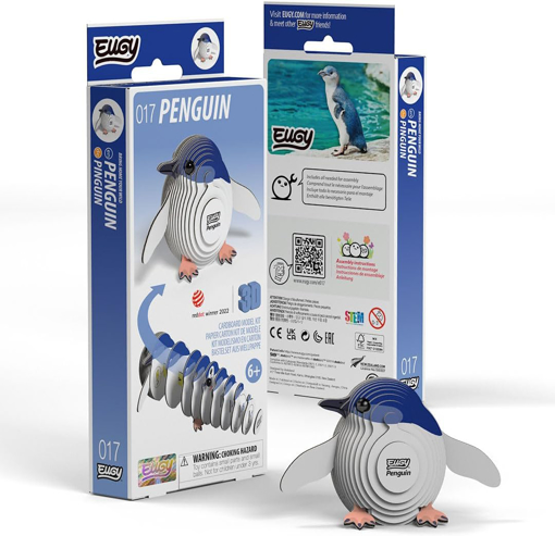 Слика на EUGY Penguin, Пингвин 3D Сложувалка - EUGY