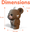 Слика на EUGY Bear, Мечка 3D Сложувалка - EUGY