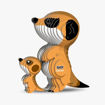 Слика на EUGY Meerkat, Меркат 3D Сложувалка - EUGY