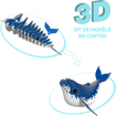 Слика на EUGY  Humpback Whale, Грбав кит 3D Сложувалка - EUGY
