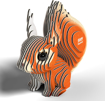 Слика на EUGY Squirrel, Верверица 3D Сложувалка - EUGY