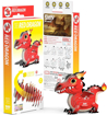 Слика на EUGY Red Dragon, Црвен Змеј 3D Сложувалка - EUGY