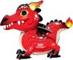 Слика на EUGY Red Dragon, Црвен Змеј 3D Сложувалка - EUGY