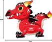Слика на EUGY Red Dragon, Црвен Змеј 3D Сложувалка - EUGY