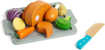 Слика на Детски дрвен сет за ручек – Bigjigs Toys