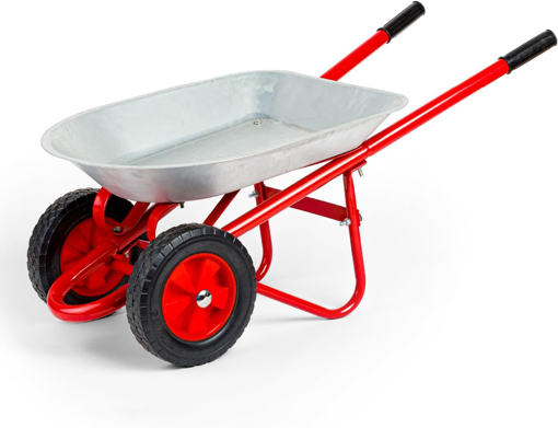 Слика на Детска метална количка за градина – Wheelbarrow – Bigjigs Toys