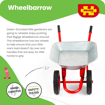 Слика на Детска метална количка за градина – Wheelbarrow – Bigjigs Toys