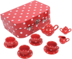 Слика на Порцелански  сет за чај со црвени точки – Bigjigs Toys