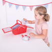Слика на Детски сет за чај со кошничка – Spotted Tea Set – Bigjigs Toys