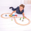 Слика на Дрвен железнички сет „Осумка“ – Figure of Eight Train Set – Bigjigs Toys