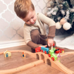 Слика на Дрвен железнички сет „Осумка“ – Figure of Eight Train Set – Bigjigs Toys