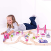 Слика на Дрвен железнички сет „Самовилски Град“ 75 парчиња– Fairy Town Train Set – Bigjigs Toys