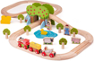 Слика на Дрвен железнички сет „Фарма“ 44 парчиња – Farm Train Set – Bigjigs Toys