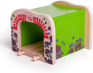 Слика на Дрвен двоен тунел за железница – Double Tunnel – Bigjigs Toys