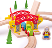 Слика на Дрвен подвижен мост за железница – Lifting Bridge – Bigjigs Rail