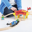 Слика на Дрвен подвижен мост за железница – Lifting Bridge – Bigjigs Rail