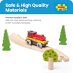 Слика на Црвена локомотива на батерии – Mighty Red Loco Battery Operated Engine – Bigjigs Rail