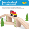 Слика на Црвена локомотива на батерии – Mighty Red Loco Battery Operated Engine – Bigjigs Rail