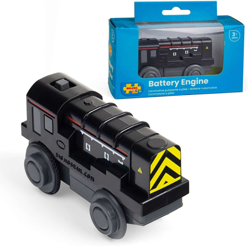 Слика на Дизел локомотива на батерии– Diesel Shunter Battery Operated Engine – Bigjigs Rail