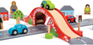 Слика на Дрвен пат „Осумка“ со мост – Figure of Eight Roadway – Bigjigs Rail