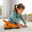 Слика на Тркачки камион со 2 тркачки автомобили  – Green Toys
