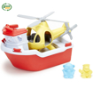 Слика на Спасувачки брод со хеликоптер – Green Toys
