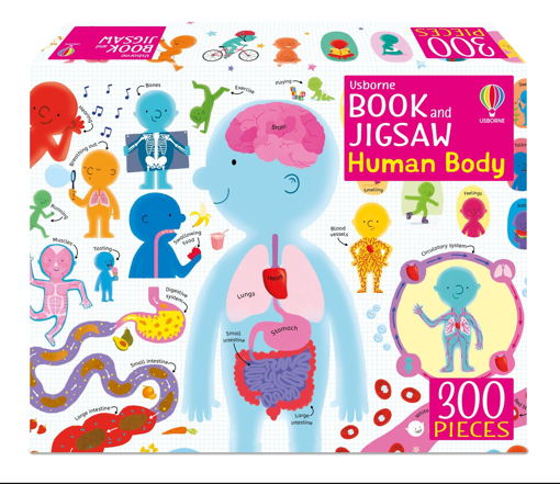 Слика на Usborne Book and Jigsaw Human Body