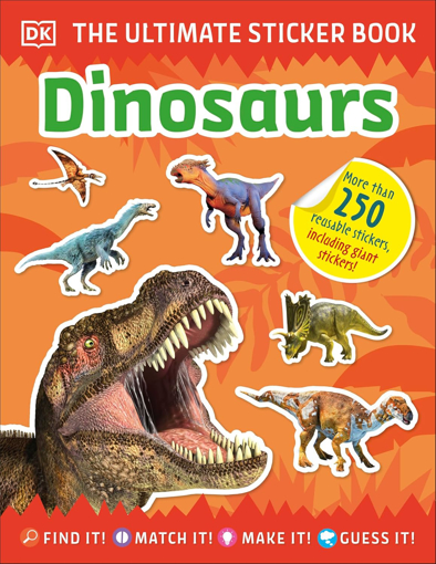 Слика на Ultimate Sticker Book Dinosaurs
