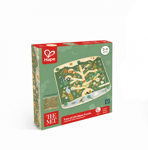 Слика на МАГНЕТЕН ДРВЕН ЛАВИРИНТ, The Met Magnetic Maze „The Tree of Life“ - Hape