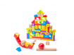 Слика на Grow-with-Me Дрвени КОЦКИ И ФОРМИ, 80 делови -  Hape
