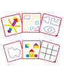 Слика на Grow-with-Me Дрвени КОЦКИ И ФОРМИ, 80 делови -  Hape