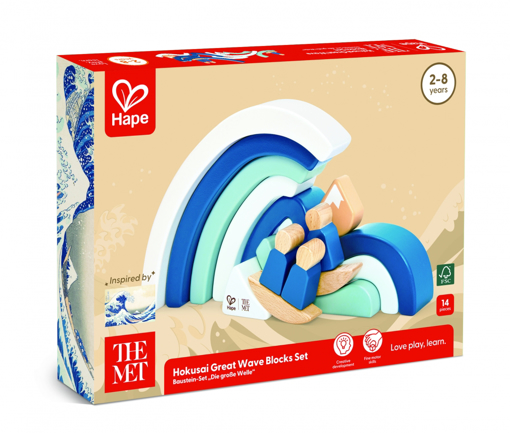 Слика на Дрвен сет за редење Hokusai’s Great Wave - Hape