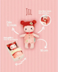 Слика на Мека кукла Little Jil 18 cm – Lilliputiens