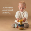 Слика на Бебешка играчка, Кула со прстени за нижење МЕЧЕ –  Taf Toys