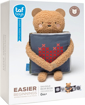 Слика на Двострана сензорна книга со меко плишано мече - Taf Toys