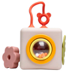 Слика на Сензорна силиконска коцка Peek & Play – Taf Toys